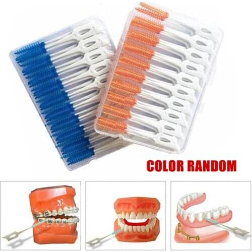 Interdental Brush Removes Food And Plaque Teeth Oral Hygiene Tool High Quality Interdental Cleaner Gum Brush Hygiene Oral Care