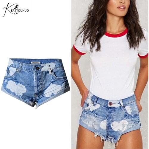 2020 Summer Fashion Sexy Shorts For Women Ripped Jeans Tassel Women High Waist Denim Shorts Pants Short Feminino Trousers Femme