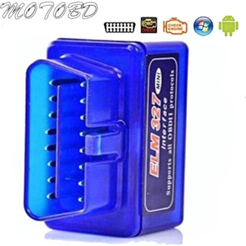 Elm327 Obd2 Scanner Code Mini OBD2 Bluetooth V1.5 V2.1 Automobile Detector Code Reader Obd2 Car Scanner Diagnostic Repair Tools