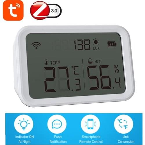 Tuya Smart Zigbee Thermometer And Hygrometer Wireless WIFI Temperature And Humidity Sensor Environmental Detector