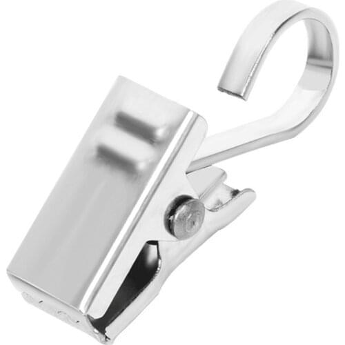 Stainless Steel Curtain Clips Thickened Hook Clip Multifunctional Hanging Buckle for Home Kitchen Bathroom jlrr