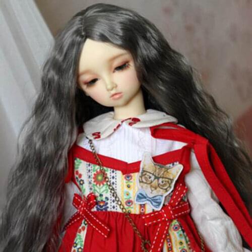 1/3 1/4 1/6 1/8 Bjd Wig High Temperature Wavy Wire Bjd Wig SD For BJD Doll Hair Wig