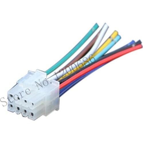 18AWG 60CM 5557-08R 5557 8PIN Mini-Fit Jr. Receptacle Housing 2x4pin 39012080 8 pin Molex 4.2 2*4pin 8p wire harness