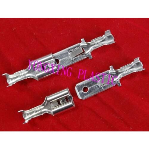 200pcs/lot crimp terminal 6.3 100pcs Female+100pcs male connector