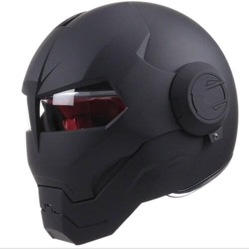 2021 ALL NEW COOL BLACK HELMET IRON MAN ALL BLACK