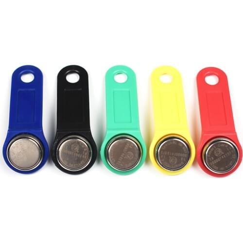 5 PCS DS1971-F5 TM card tm sauna lock card Dallas ibutton touch memory button with handle For guard tour system