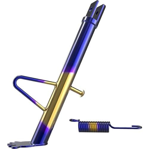 Motorcycle Accessories E-Bike Titanium Side Stand Kickstand Parking Rack