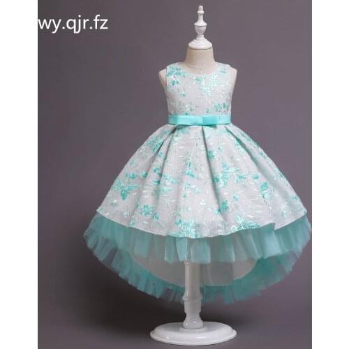 BH-209#Flower Girl Dresses Mermaid Trumpet Childrens dress Wholesale girls Embroidery Bow Party Prom Childrens Day Dress Red
