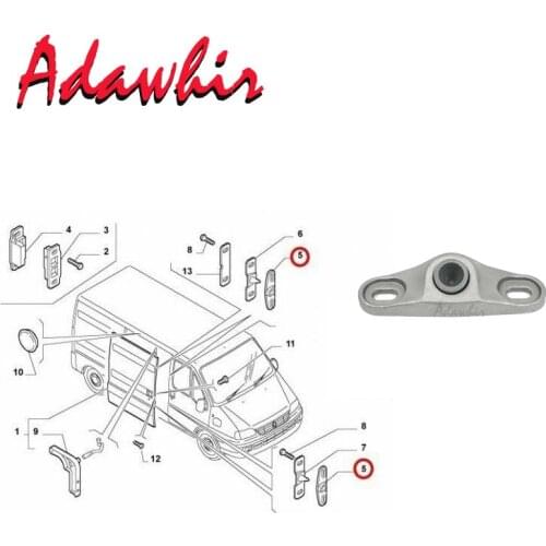 Case FOR FIAT DUCATO IVECO Citroen Peugeot Boxer SIDE SLIDING DOOR GUIDE CATCH LOCK SOCKET LATCH 914747 1358687080 1312920080