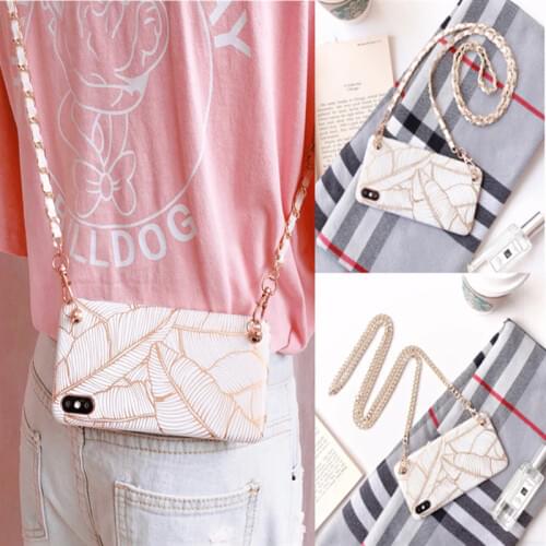 Crossbody chain phone case For Samsung Galaxy S20 Ultra Note10 S10 S10E S9 S8 Plus A50 A51 A70 A71 A40 Crossbody Rope cover