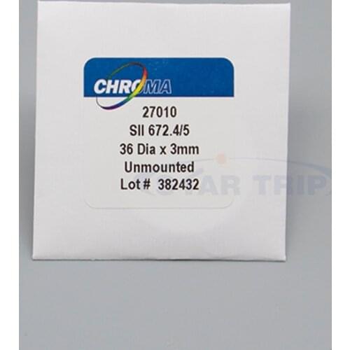 Chroma 36mm circular SII 3nm-5nm Narrowband Astrophotography ccd Imaging Filter （Free shipping