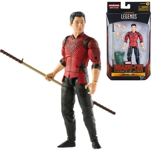Hasbro Marvel Legends 6 Inches Anime Figures Shang Chi and The Legend of The Ten Rings Shang Chi Action Figure Collection Model