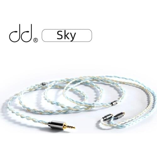DD ddHiFi BC120B Sky Earphone Cable 2.5/3.5/4.4mm Plug with MMCX/0.78 2Pins Connector HiFi Upgrade Headphone Cable