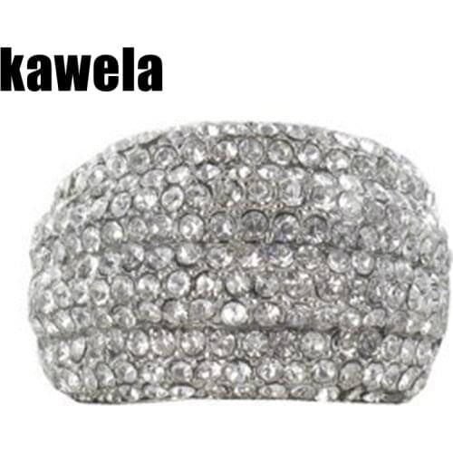 Кольца с кристаллами Kawela China At AliExpress