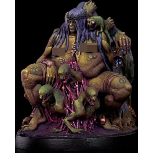 45mm Resin Model kit figure GK, Atriarchs of Ruin, Fantasy theme, Unassembled and unpainted kit