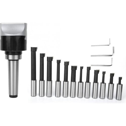 F1 75mm CNC Boring Cutter Set High Accuracy 40CR MT4-F1-18-12PCS Milling Tool Kits