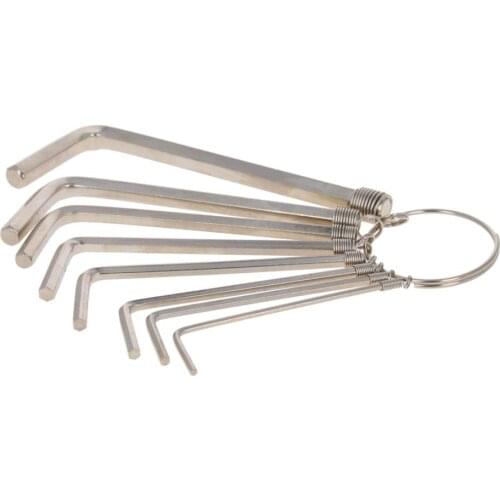 Utoolmart Hex Key Allen Wrench Set Nickel/Chromium Plating 45# Steel Hexagon Key Wrench Tools High Quality 1pcs