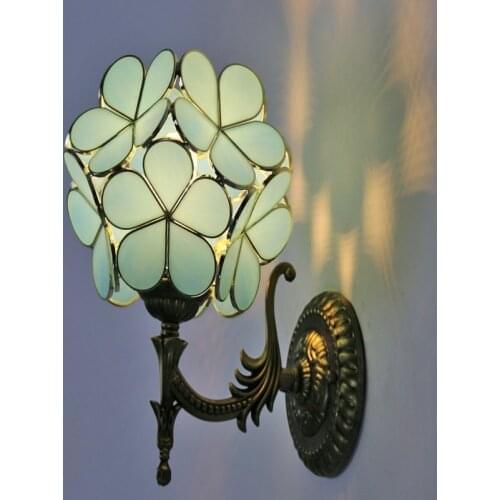 8lnch petal wall lamp modern minimalist aisle porch wall lamp bathroom mirror front lamp bedroom bedside lamp light