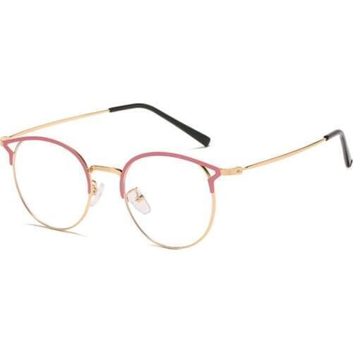 Fashion Cat Eye Blue Light Blocking Glasses Women Men Transparent Eyeglasses Computer Spectacles Custom Prescription Glasses