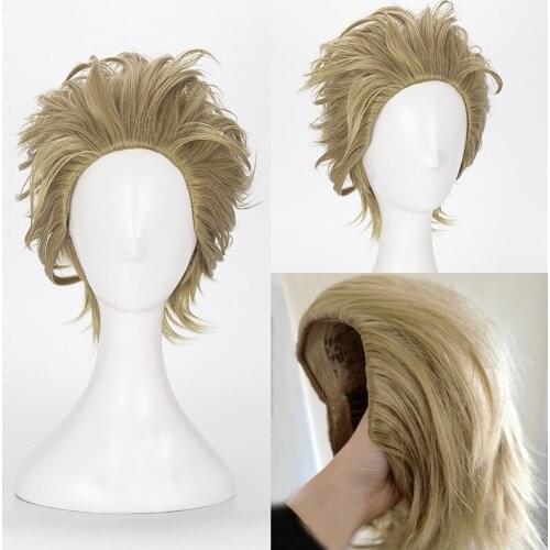 Boku No Hero Academia No.2 Hero Hawkes Cosplay Wig My Hero Academia Hair Hawks Cosplay Wig + Wig Cap