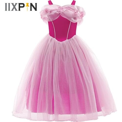 Girls Cosplay Princess Dress Elegant Girls Maxi Dress Wedding Party First Communion Clothes Kids Pageant Dresses for Girls
