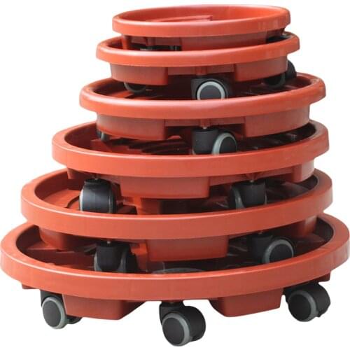 Removable Plant Stand Flower Pot Tray with Universal Wheel Heavy Duty Rolling Potted Rack Indoor Outdoor Balcony Garden Tool