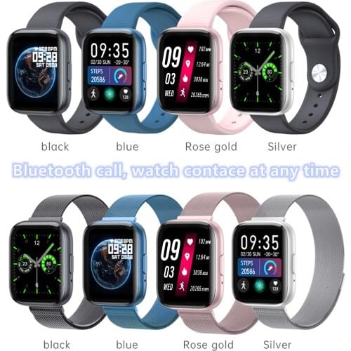 T99 Smart Watch Sport IPX5 Waterproof Blood Pressure Smart Watchs Bluetooth Call Full Fitness Tracker For Women Men