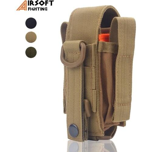 Tactical Tool Molle Pouch Organizer Multiple Pocket Holder Holster with Flap for Plier Pencil Knife Flashlight Hunting Accessory