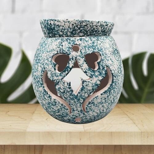 Handmade Dark Green Yoga Censer Decorative Gift-TU9642