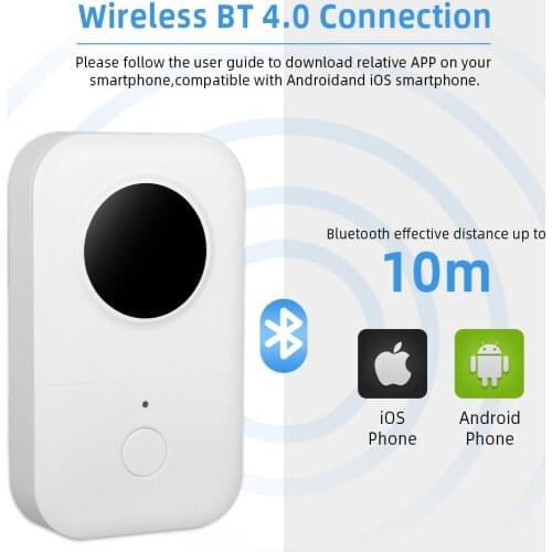 Phomemo D30 Thermal Label Printer Portable Home Office Universal Mini Bluetooth Wireless Pattern Inkless Printing Label Machine