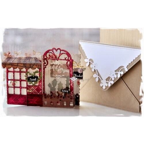 Fence door window Metal Cutting Dies Stencils Craft Die Cut Mold for DIY Scrapbooking Album Paper Card Embossing Handmade