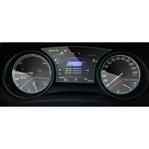 Lsrtw2017 tpu car dashboard anti-scratch screen protective film for toyota camry 2013 2014 2015 2016 2017 2018 2019 2020 sticker