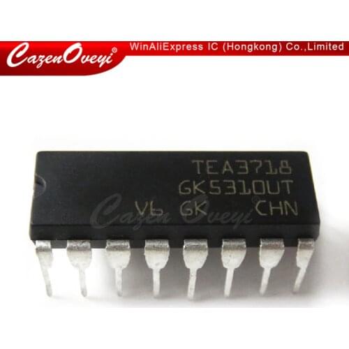1pcs/lot TEA3718SP TEA3718S TEA3718DP TEA3718 3718 DIP-16 In Stock