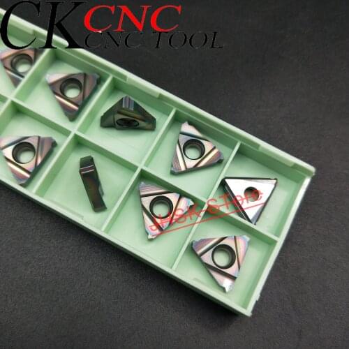 10PCS16ER 1.5ISO 16ER 3.0ISO P8090U CNC color hardened steel internal and external thread quenched titanium alloy threaded blade