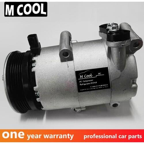 AIRCOM For FORD FOCUS II C-MAX 1.8 2.0 AC Compressor 1333042 3M5H19D629RC 6M5H19D629AB 3M5H19497BD 3M5H19D629RF 1490495