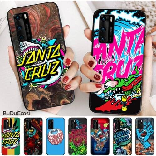 Skateboard Santa Cruz brand Phone Case For Huawei P20 P30 P20Pro P20Lite P30Lite Psmart P10 P40 pro