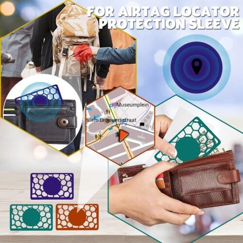Wallet Case Card Credit Cards Sized Holder For Wallet Clutch Or Wristlet For Airtags Smart Accessories For Aircovered Tool