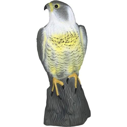 Simulation Eagle Owl Animal Figure Collectible Toys Raptor Animal Hunting Bait Garden Landscape Crafts Decoration