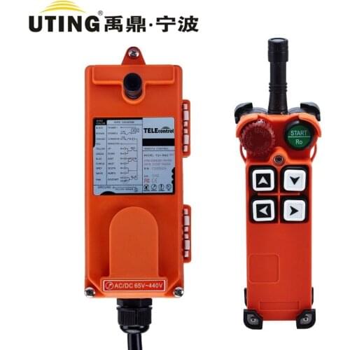Nice UTING CE FCC Industrial Wireless Radio Single Speed F21-4S Remote Control (1 Transmitter+1 Receiver) for Crane