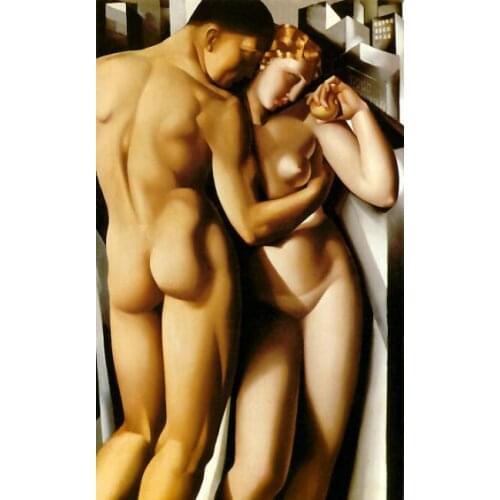 ART OIL PAINTING REPRO OF Tamara de Lempicka Portrait girl 24"x36"