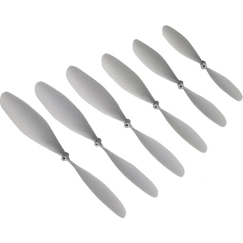 20pcs Model Aircraft DIY Accessories 2 Blades Propeller Silver Gray Power Paddle Dia 6-10inch Props for RC Airplane Fixed Wing