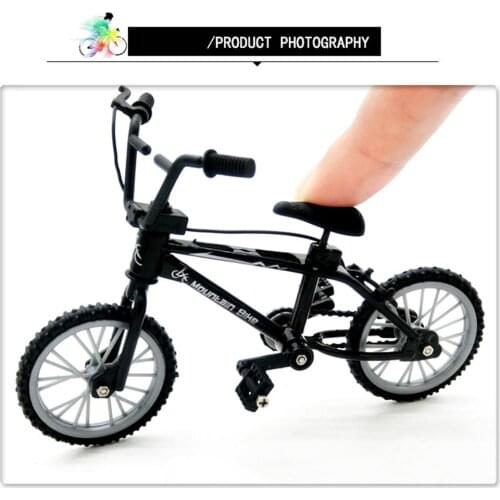 1:10 Alloy Bicycle Model Diecast Metal Finger Mountain bike Racing Toy Bend Road Simulation Collection Toys for children