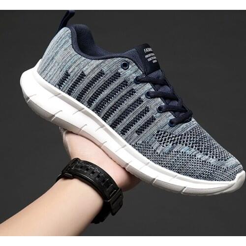 Mens Sneakers Breathable Mesh Lightweight Casual Shoes 2021 New Fashion Outdoor Comfortable Flat Summer Footwear Male Shoes Men