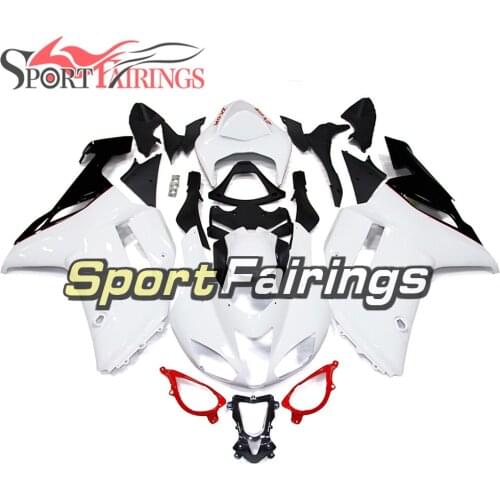 ABS Plastic Full Fairings For Kawasaki ZX6R ZX-6R 636 07-08 2007 2008 Motorcycle Fairing Kit Body Kits Gloss Pure White