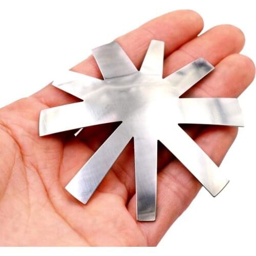 Nail Cutter Plate French Manicure Style V-Shape Stainless Steel Nail Art Edge Trimmer for Beauty