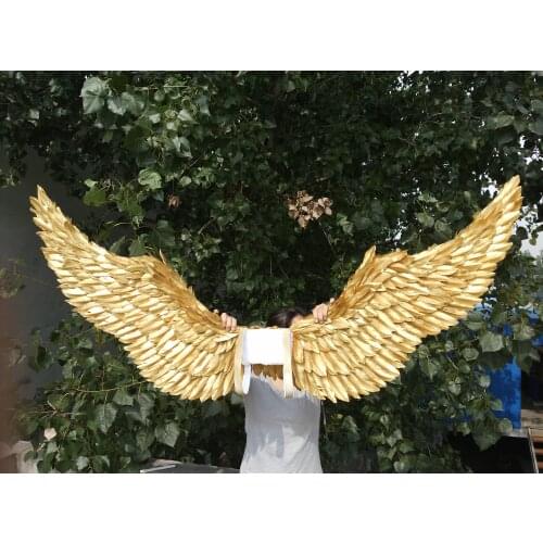 Fashion props for wedding party Decoration Adults large Feather Angel wings Orange purple white black each wings 100cm
