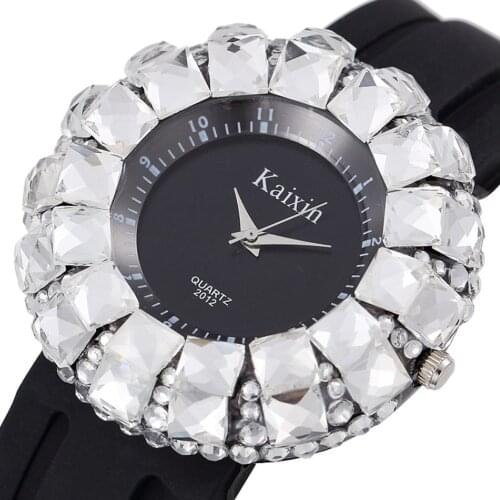 Luxury Brand Big Dial Full Diamond Watches Fashion Girls Fashion Ladies Quartz Watches Ladies Watches Holiday Gifts Montre Femme