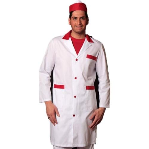 Butcher food supermarket deli polleria work shirts mens store