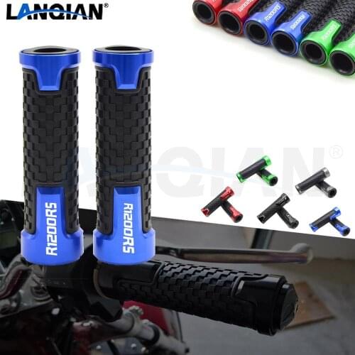 For BMW R1200RS 7/8''22MM Motorcycle Handlebar Grips Hand Bar Grips R 1200 RS 2015 2016 2017 2018 R1200 RS CNC Accessories