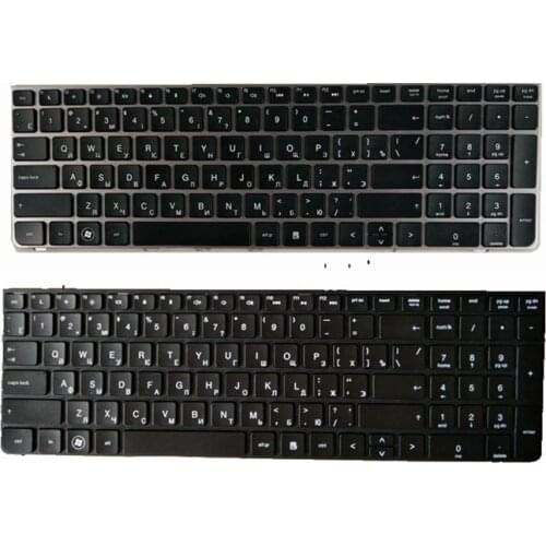New Russian laptop Keyboard for HP PROBOOK 4530 4530S 4730 4730S 4535S 4735s RU with Silver Frame Replace notebook